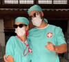 Fátima Bernardes e Túlio Gadêlha usaram 'fantasia' de médica e enfermeiro para o carnaval 2023