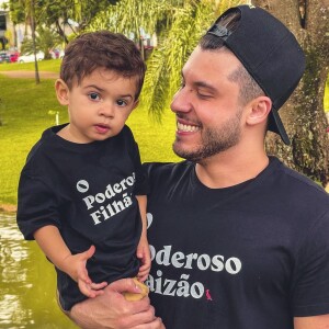 Murilo Huff e Marília Mendonça são pais de Léo, que está com 3 anos de idade