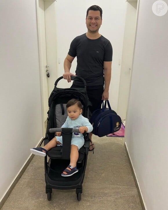 Filho de Andressa Urach, Leon está sob a guarda do pai, Thiago Lopes