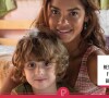 Novela 'Travessia': exame de DNA do filho, Tonho (Vicente Alvite), deixa Brisa (Lucy Alves) em choque. 'Troca na maternidade'