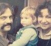 Filha de Antônio Pedro, Ana Baird postou foto dos pais quando a atriz era criança