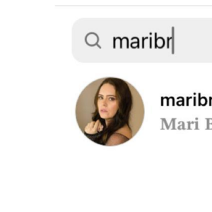 Mari Bridi curtiu o comentário da seguidora