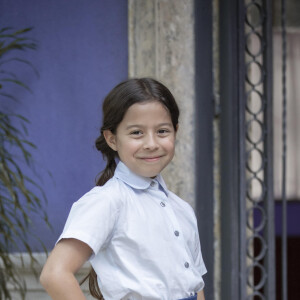 'Amor Perfeito': Aninha (Valentina Melleu) é filha de Ione (Carol Badra) e Ademar (Gustavo Arthidoro), tem oito anos