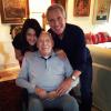 Roberto Justus postou foto com o seu pai e com a filha, Lu Justus