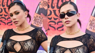 Flavia Pavanelli une ousadia com moda em look e mostra que tendência do tapa-seios segue forte. Fotos!