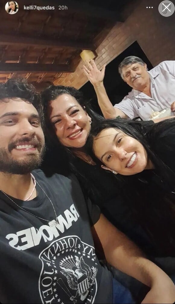 Ana Castela levou Gustavo Mioto para conhecer sua família no Paraguai