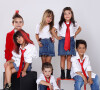 Mini-RBD: ensaio foi protagonizado pelos modelos mirins Camila, Yasmin, Giovanni, Matheus, Vicente e Mia