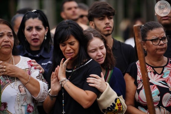 Velório da mãe de Leonardo foi marcado por emoção entre amigos e familiares