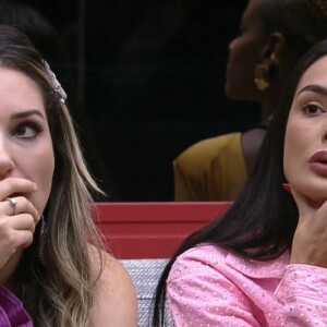 Amanda e Larissa foram as mais votadas no Confessionário e também foram ao Paredão