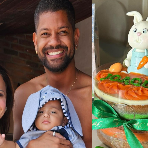 Joaquim, filho de Viviane Araujo, completa 7 meses de vida nesta quinta-feira (06)