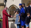 O azul foi a cor escolhida por toda a família de Kate Middleton e William no domingo de Páscoa