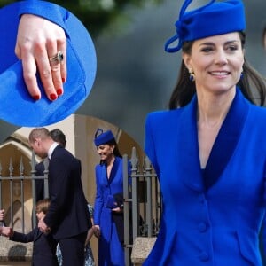 Unhas vermelhas e look azul: por que outfit de Kate Middleton na Páscoa é 'estratégico' da família real?