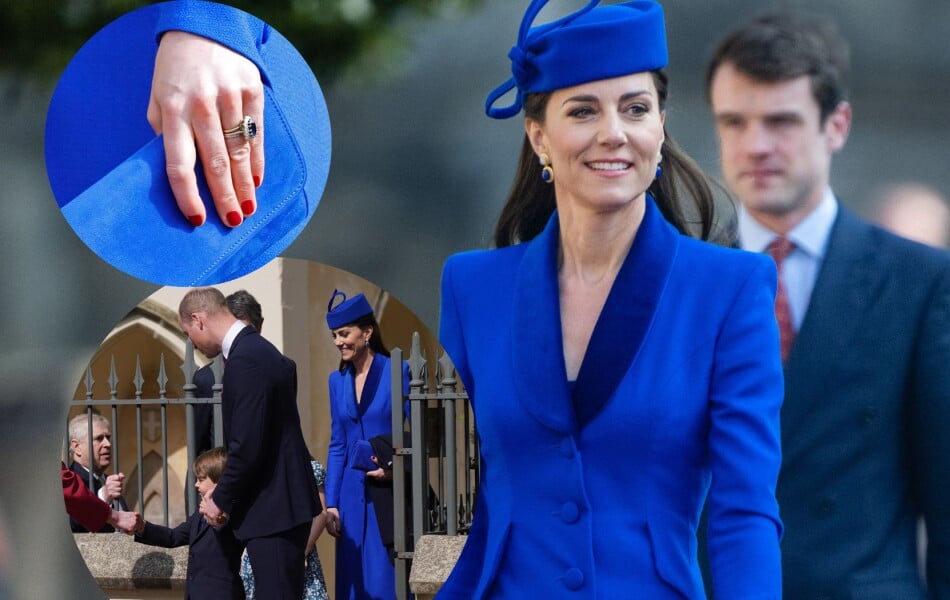 Look azul de Kate Middleton com unhas vermelhas na Páscoa é estratégico em  meio à polêmicas. Entenda! - Purepeople