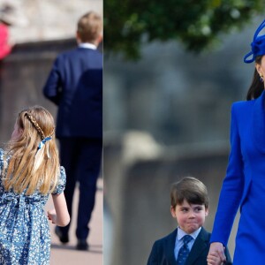 Kate Middleton coordenou os looks de Páscoa com os três filhos