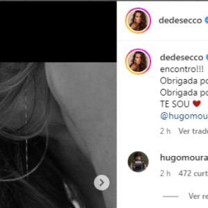 Deborah Secco não economiza na língua em ensaio sensual com Hugo Moura
