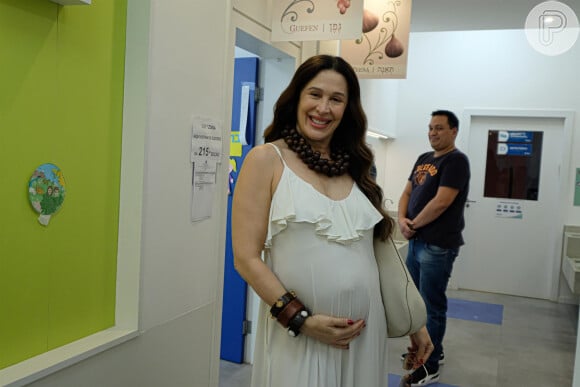 Claudia Raia compartilhou momentos da gravidez com os fãs
