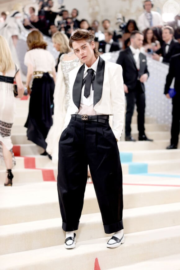 Kristen Stewart escolheu look Chanel para o MET Gala 2023
