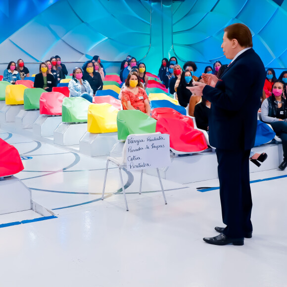 Silvio Santos chegou a retomar as gravações do seu programa em julho de 2021 durante a pandemia de Covid-19