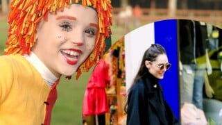 A Emília tá diferente! Isabelle Drummond surge com look estiloso em rara aparição no Rio de Janeiro