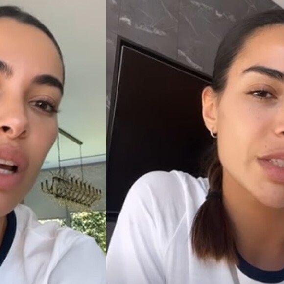 Joana Sanz surgiu alterada nas redes sociais em um desabafo