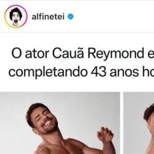 Foto de Cauã Reymond de cueca branca ganhou mais de 300 mil likes no Instagram