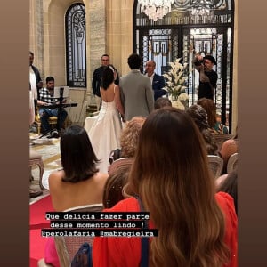 Casamento de Pérola Faria e Mário Bregieira aconteceu em uma cerimônia intimista no RJ