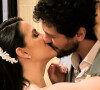 Pérola Faria e Mário Bregieira se casaram em cerimônia intimista