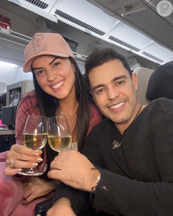 Graciele Lacerda e Zezé Di Camargo ficaram noivos em 12 de junho de 2021