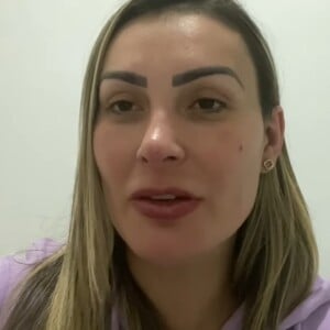 Andressa Urach fez uma visita ao filho e decidiu compartilhar com seus fãs este momento.