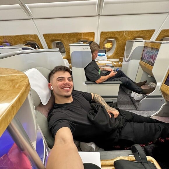 Thomaz Costa publicou uma foto a caminho de Bali, na Indonésia