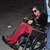 Lady Gaga exibiu sua cadeira de rodas assinada pela grife Louis Vuitton neste final de semana, enquanto comemorava seu aniversário de 27 anos, em março de 2013