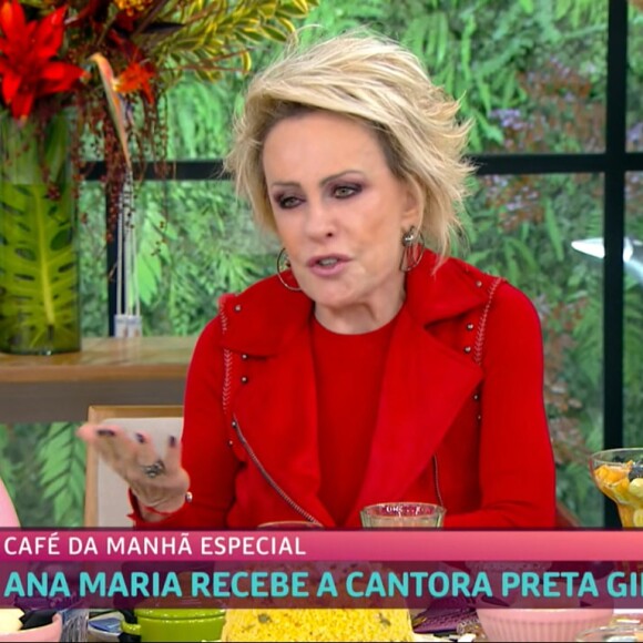 Ana Maria Braga ficou surpresa com postura de Preta Gil.