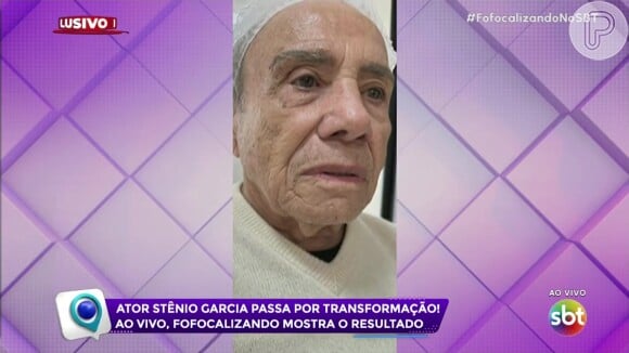 Aos 91 anos, Stenio Garcia é a pessoa mais velha a passar por harmonização facial no Brasil, segundo o 'Fofocalizando'