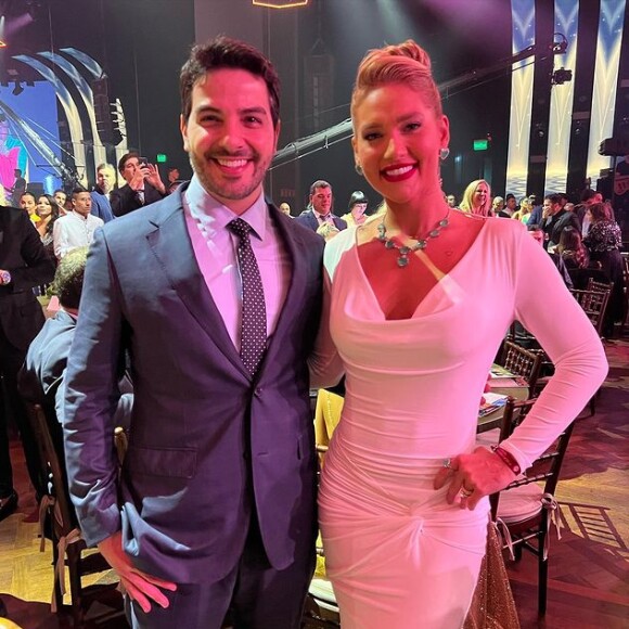 Guilherme Scheibel e Virginia. 