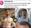 Nego Di ataca João Guilherme: 'O cara quando usa esse tipo de look tá andando com uma placa atrás dizendo 'Enfie''