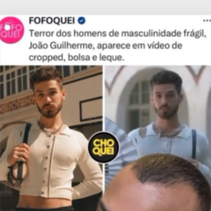 Nego Di ataca João Guilherme: 'O cara quando usa esse tipo de look tá andando com uma placa atrás dizendo 'Enfie''