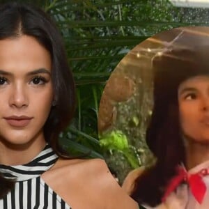 Bruna Marquezine aposta em look de grife para festa junina com famosos