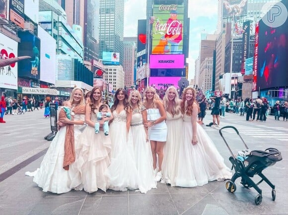 Família que usou vestidos de noiva em público participou do “Today Show”, famoso programa de TV dos Estados Unidos