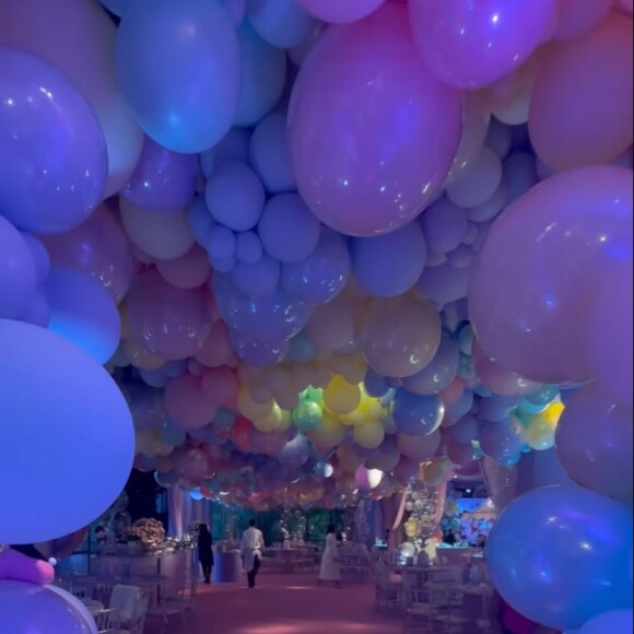 Karoline Lima e Éder Militão comemoraram o aniversário de Cecília em Ribeirão Preto, São Paulo