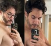 Eliezer compartilhou antes e depois do começo da dieta nas redes sociais