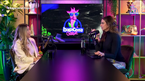Luciana Gimenez entrevista Mica Rocha no podcast "Bagaceira Chique"