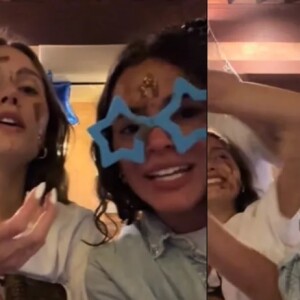 Aniversário de Sasha contou com guerra de comida com Bruna Marquezine e João Figueiredo