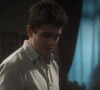 Em 'Amor Perfeito', Verônica (Ana Cecília Costa) esconde do filho, Júlio (Daniel Rangel), que seu pai é Anselmo (Paulo Betti)