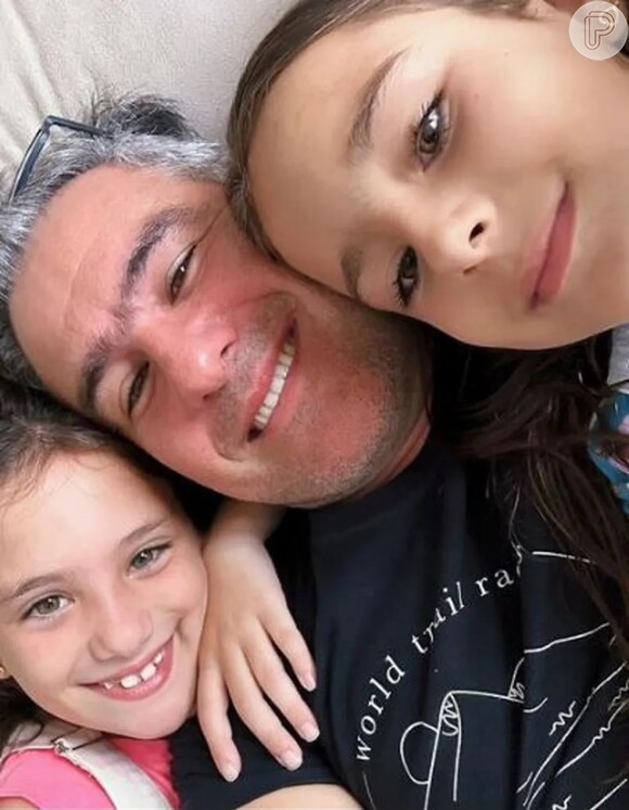 Thierry Figueira, aos 45 anos, é pai de duas meninas.