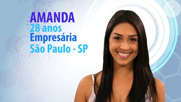 A empresária Amanda, de 28 anos, é de São Paulo