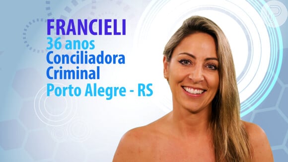Francieli, de 36 anos, é conciliadora criminal em Porto Alegre, Rio Grande do Sul