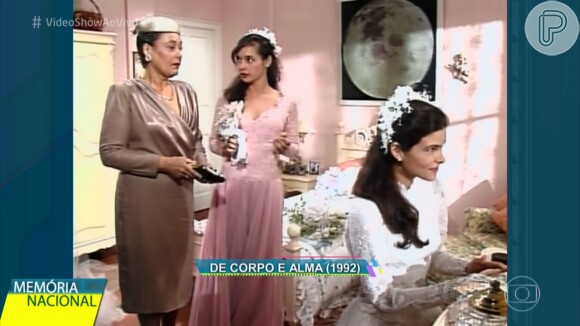 Daniella Perez, Cristiana Oliveira e Marilu Bueno em cena da novela 'De Corpo e Alma', último trabalho da filha de Gloria Perez