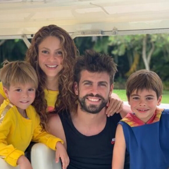 Shakira com Piqué teve dois filhos: Milan e Sasha