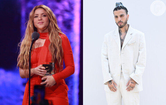 Shakira também teve o seu nome envolvido com o cantor e ex-noivo de Rosalía, Rauw Alejandro.