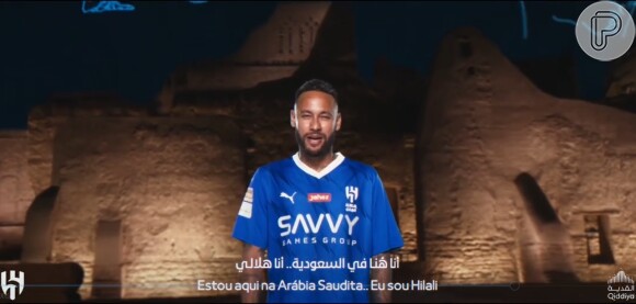 Neymar assinou por duas temporadas com o Al-Hilal